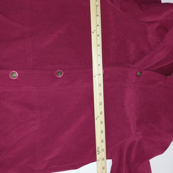 Graff Elegant Burgundy Women's Blazer - Picture 7 of 11